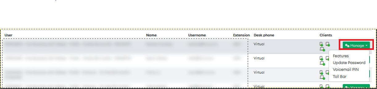 One Business with Webex Voicemail Reset