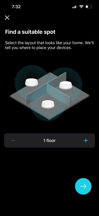 Deco App | Suitable Location Screen