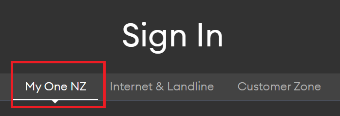 Screenshot_One NZ Website_Select My One NZ tab